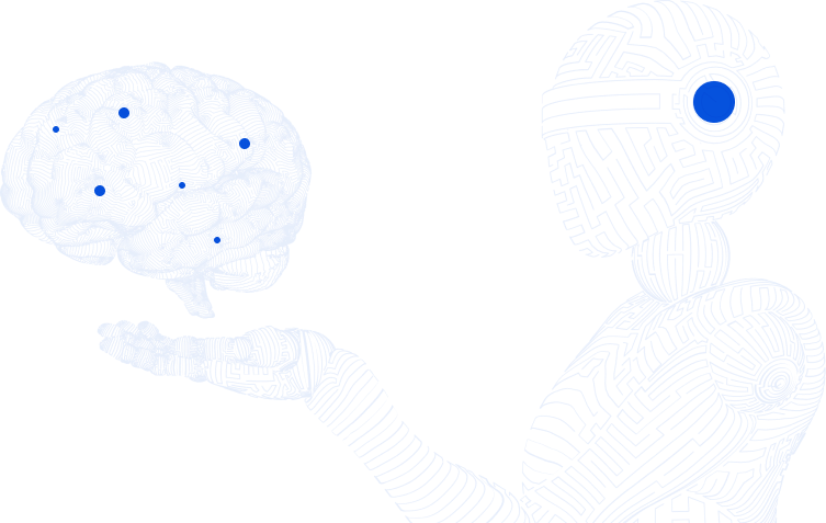 robot with brain